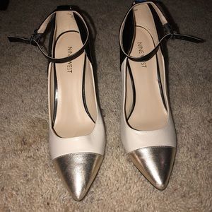 Metallic Nine West high heel pumps! 🔥🔥